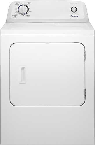 Rent to own Amana - 6.5 Cu. Ft. 11-Cycle Electric Dryer - White