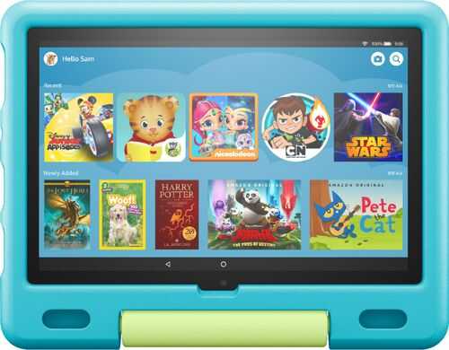 Amazon - Fire HD 10 Kids - 10.1" - Tablet - 32 GB - Aquamarine