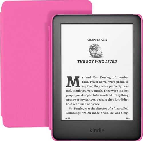 Amazon - Kindle (10th Generation) Kids Edition - 6" - 8GB - Pink