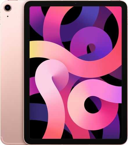 Apple - 10.9-Inch iPad Air - Latest Model - (4th Generartion) with Wi-Fi + Cellular - 256GB (Sprint) - Rose Gold