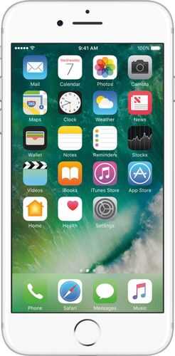 Verizon Prepaid - Apple iPhone 7 with 32GB Memory Prepaid Cell Phone - Silver