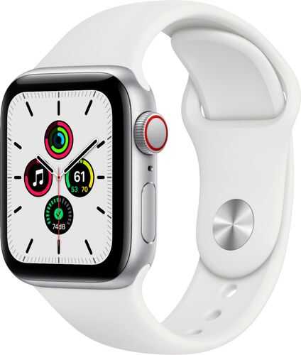Rent to Buy Apple Watch SE (GPS + Cellular) in White Silver