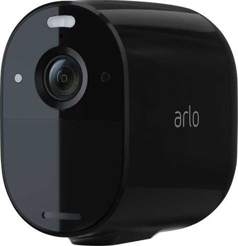 Arlo - Essential Spotlight Camera – Indoor/Outdoor Wire-Free 1080p Security Camera - Black