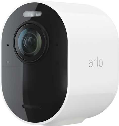 Arlo - Ultra 2 Spotlight Camera – Indoor/Outdoor 4K Wire-Free Security Camera with Color Night Vision (Add-On Camera) - White