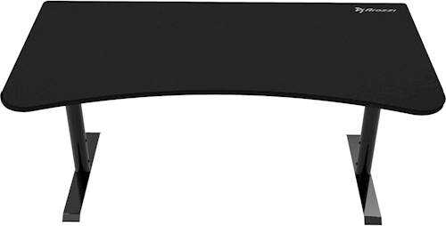 Arozzi - Arena Ultrawide Curved Gaming Desk - Pure Black