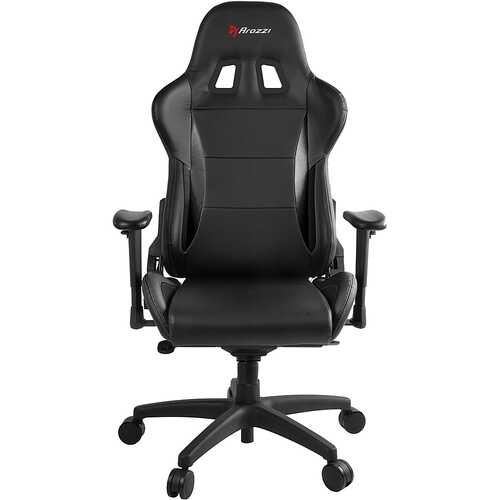 Arozzi - Verona Professional V2 Ergonomic Gaming Chair - Black - Carbon Black Accents