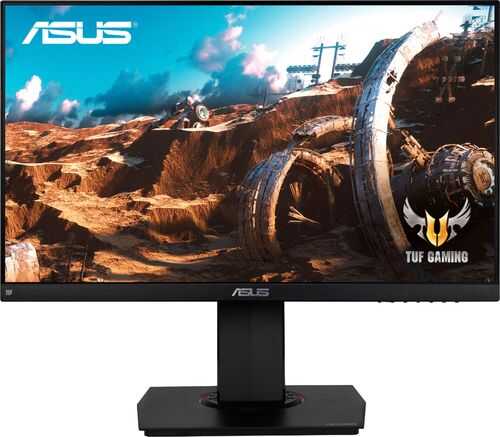 ASUS - 23.8" IPS LCD FHD FreeSync Gaming Monitor (DisplayPort, DVI, HDMI) - Black