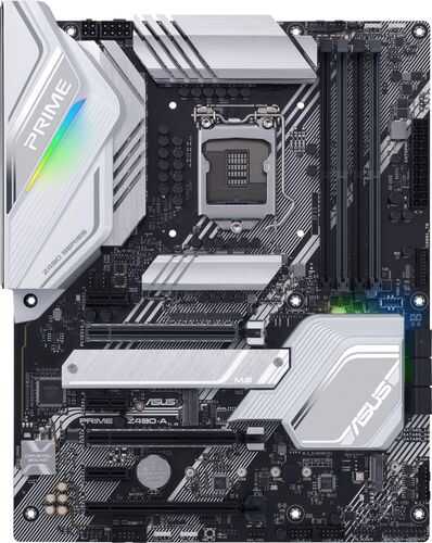 Rent to own ASUS - PRIME Z490-A Socket 1200 USB 3.2 Intel Motherboard - Black