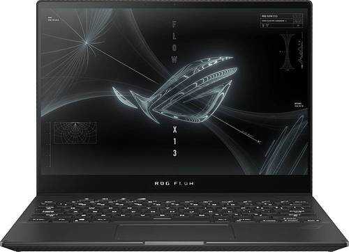 ASUS - ROG Flow X13 2-in-1 13.4" 4K Ultra HD Touch-Screen Laptop - AMD Ryzen 9 - 32GB RAM - NVIDIA GeForce GTX 1650 - 1TB SSD - Off Black