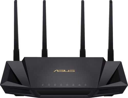 Rent to own ASUS - Wireless-AX3000 Dual-Band Wi-Fi Router - Black