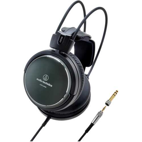 Audio-Technica - Art Monitor ATH-A990z Wired Over-the-Ear Headphones - Black