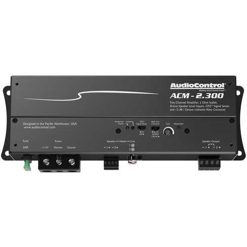 Rent to own AudioControl - Class D Bridgeable 2-Channel Amplifier with Low-Pass Crossover - Black