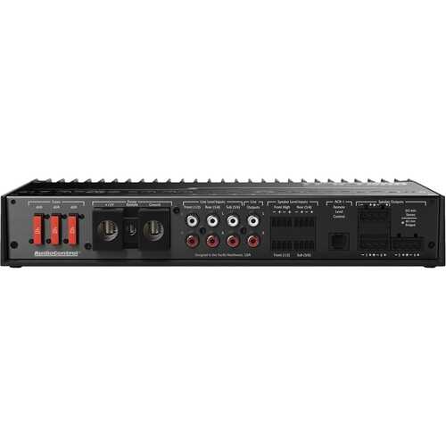 Rent to own AudioControl - Class D Bridgeable Multichannel Amplifier with Variable Crossovers - Black
