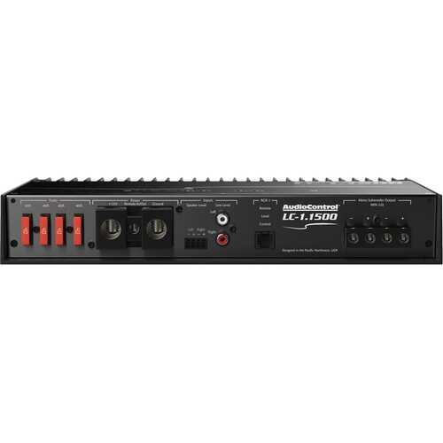 Rent to own AudioControl - Class D Digital Mono Amplifier with Variable Low-Pass Crossover - Black