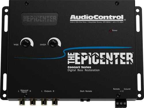 Rent to own AudioControl - The Epicenter Concert Series Digital Bass Restoration Processor - Black