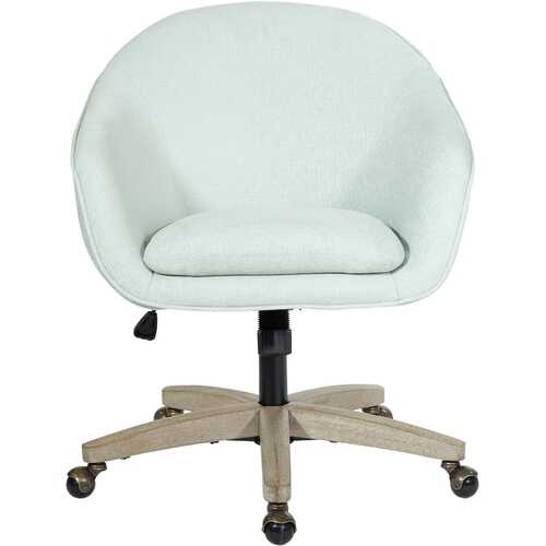 AveSix - Nora 5-Pointed Star Plush Padded Office Chair - Mint