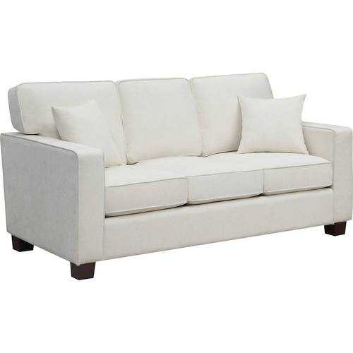 Rent to own AveSix - Russel 3-Seat Fabric Sofa - Ivory