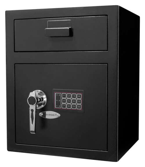 Barska - Large Keypad Depository Safe - Black