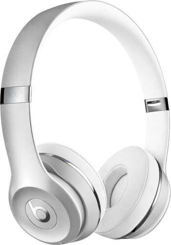 Rent to own Beats by Dr. Dre - Solo³ The Beats Icon Collection Wireless On-Ear Headphones - Satin Silver