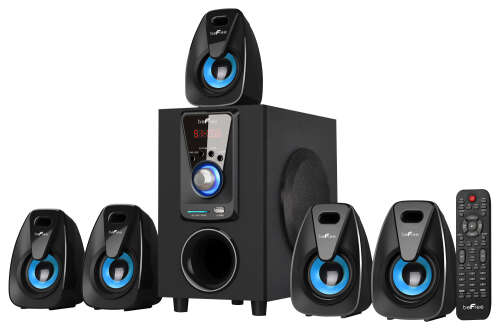 Rent to own beFree Sound - 5.1-Channel Speaker System - Black/Blue