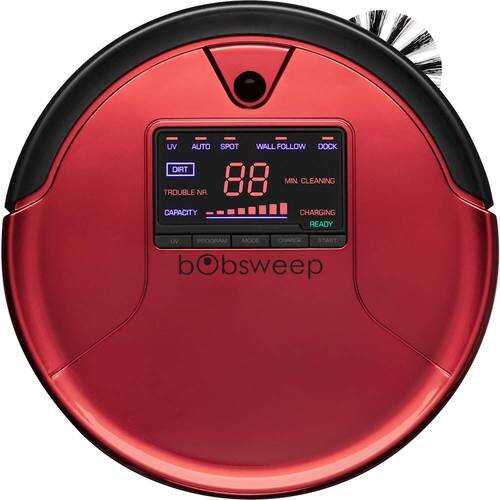bObsweep - Bob PetHair Robot Vacuum and Mop - Rouge