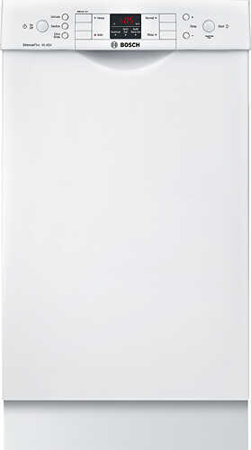 Rent to own Bosch - 300 Series 18" Front Control Tall Tub Built-In Dishwasher with Stainless-Steel Tub - White
