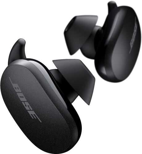 Bose - QuietComfort Earbuds True Wireless Noise Cancelling In-Ear Headphones - Triple Black