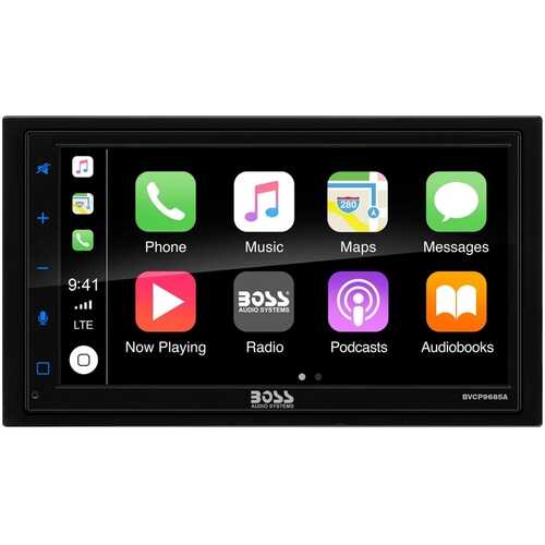 Rent to own BOSS Audio - 6.75" - Android Auto/Apple® CarPlay™ - Built-in Bluetooth - In-Dash Digital Media Receiver - Black