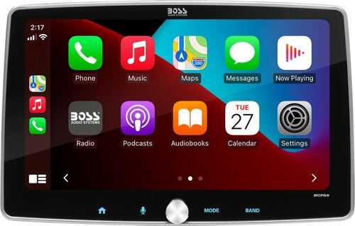 BOSS Audio - 9.1" Car Multimedia Player with Android Auto and Apple CarPlay - Black