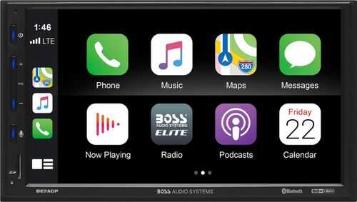 Rent to own BOSS Audio - Audio Systems Elite BE7ACP  CarPlay & Android Auto Double Din Car Radio with 7” LCD - Black