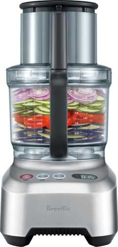 Rent to own Breville - 1-Speed Food Processor - Brushed Aluminum