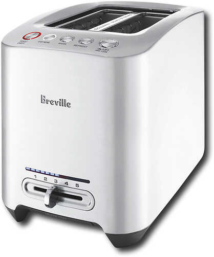 Rent to own Breville - Die-Cast 2-Slice Extra-Wide Slot Smart Toaster - Stainless Steel