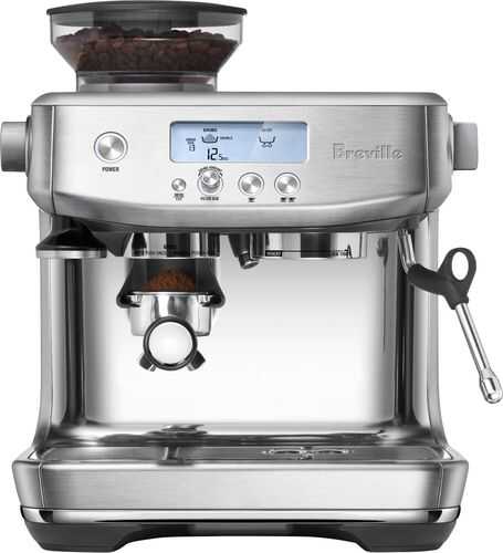 Breville - the Barista Pro Espresso Machine with 15 bars of pressure, Milk Frother and intergrated grinder - Brushed Stanless Steel