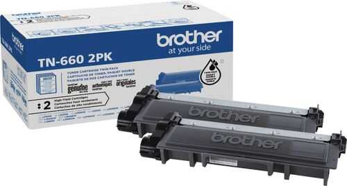 Brother - TN-660 2PK XL 2-Pack High-Yield Toner Cartridges - Black