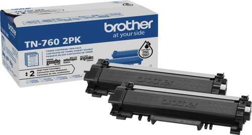 Rent to own Brother - TN-760 2PK XL 2-Pack High-Yield Toner Cartridges - Black