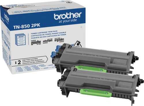 Rent to own Brother - TN-850 XL 2-Pack High-Yield Toner Cartridges - Black