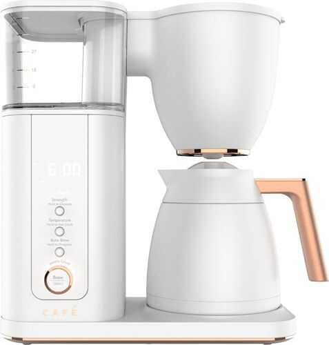 Café - Drip 10-Cup Coffee Maker with Wi-Fi - Matte White