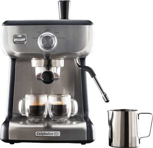 Calphalon - Temp IQ Espresso Machine With Steam Wand - Stainless Steel