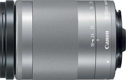 Canon - EF-M 18-150mm f/3.5-6.3 IS STM Telephoto Zoom Lens for EOS M Series Cameras - Silver