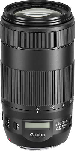 Canon - EF70-300 IS II USM Telephoto Zoom Lens for DSLR Cameras - black