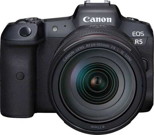 Rent To Own - Canon - EOS R5 Mirrorless Camera with RF 24-105mm f/4L IS USM Lens - Black