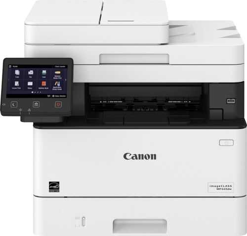 Rent to own Canon - imageCLASS MF445DW Wireless Black-and-White All-In-One Laser Printer - White