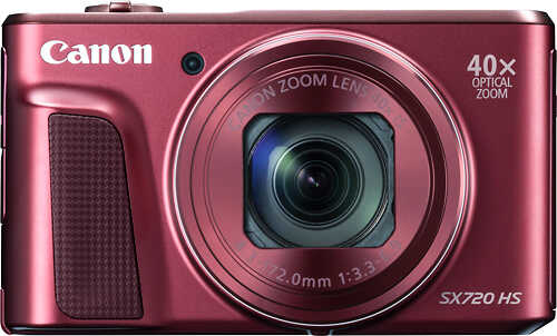 Rent to own Canon - PowerShot SX720 HS 20.3-Megapixel Digital Camera - Red