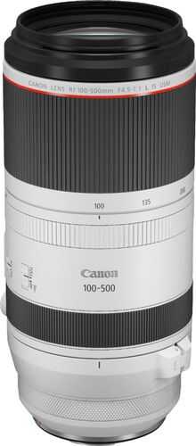Rent To Own - Canon - RF 100-500mm f/4.5-7.1 L IS USM Telephoto Zoom Lens - White