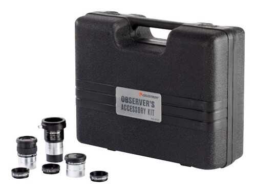Rent to own Celestron - Observer's 8-Piece Accessory Kit for Select Telescopes - Black