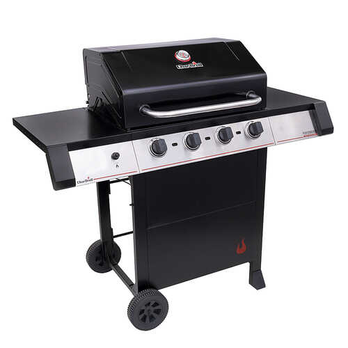 Rent to own Char-Broil - Performance Series TRU-Infrared 4-Burner Gas Grill - Stainless Steel/Black