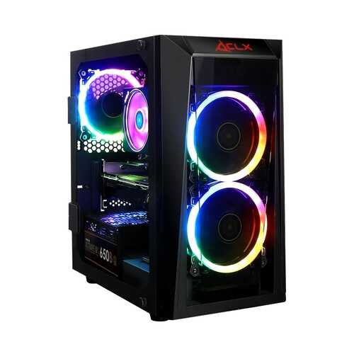 CLX SET Gaming Desktop - AMD Ryzen 7 3700X - 16GB Memory - NVIDIA GeForce RTX 2060 - 960GB Solid State Drive - Black/RGB