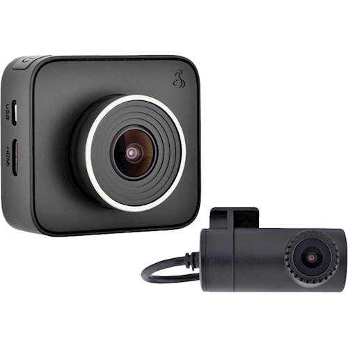 Rent to own Cobra - Drive HD Front and Rear Camera Dash Cam with iRadar - Black