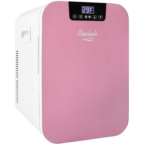 Cooluli - Concord 0.7 Cu. Ft. Mini Fridge - Pink