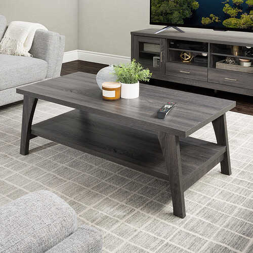 Lease CorLiving Hollywood Dark Gray Coffee Table with Shelf